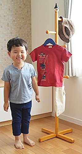 Amazon.co.jp: ジュニアハンガー 自発心を促す キッズハンガーラック